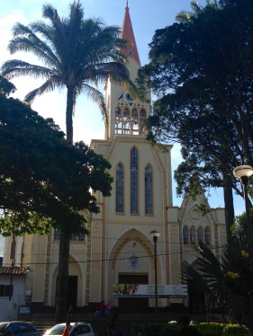 The church in Betania's town square.